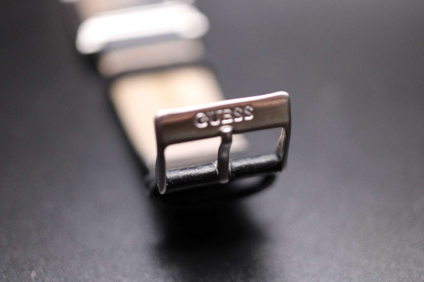 Early 2000s Guess / Aventis Pharmaceuticals Gentleman's Tank Quartz Advertising Watch Ref. G65043G