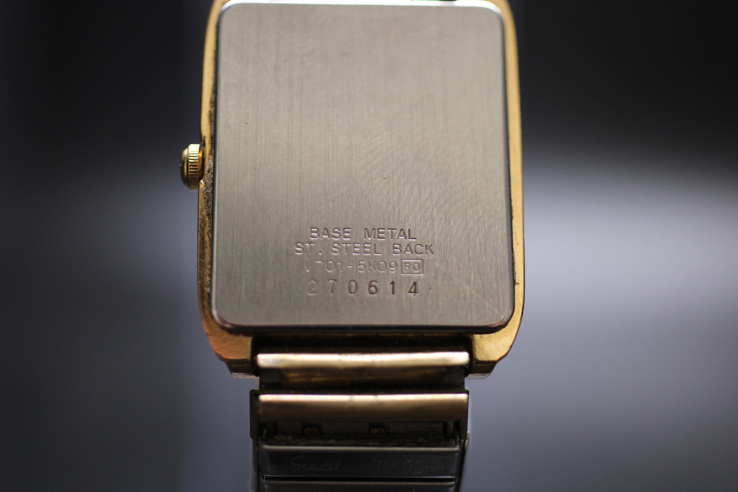 1998 Seiko Tank Quartz Ref. 270614
