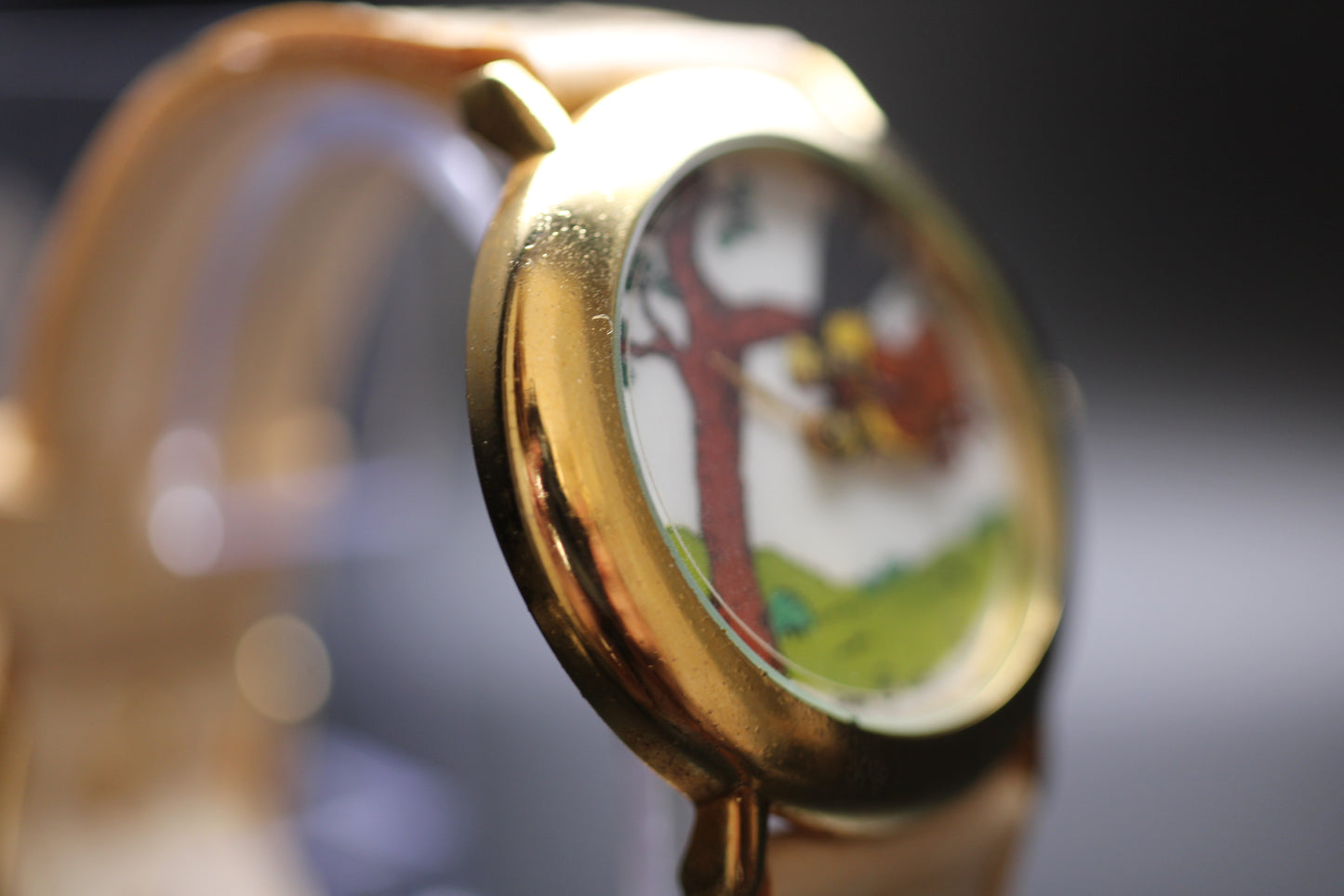 1980s Pearl "The Raven and the Fox" Mystery Dial Quartz Watch