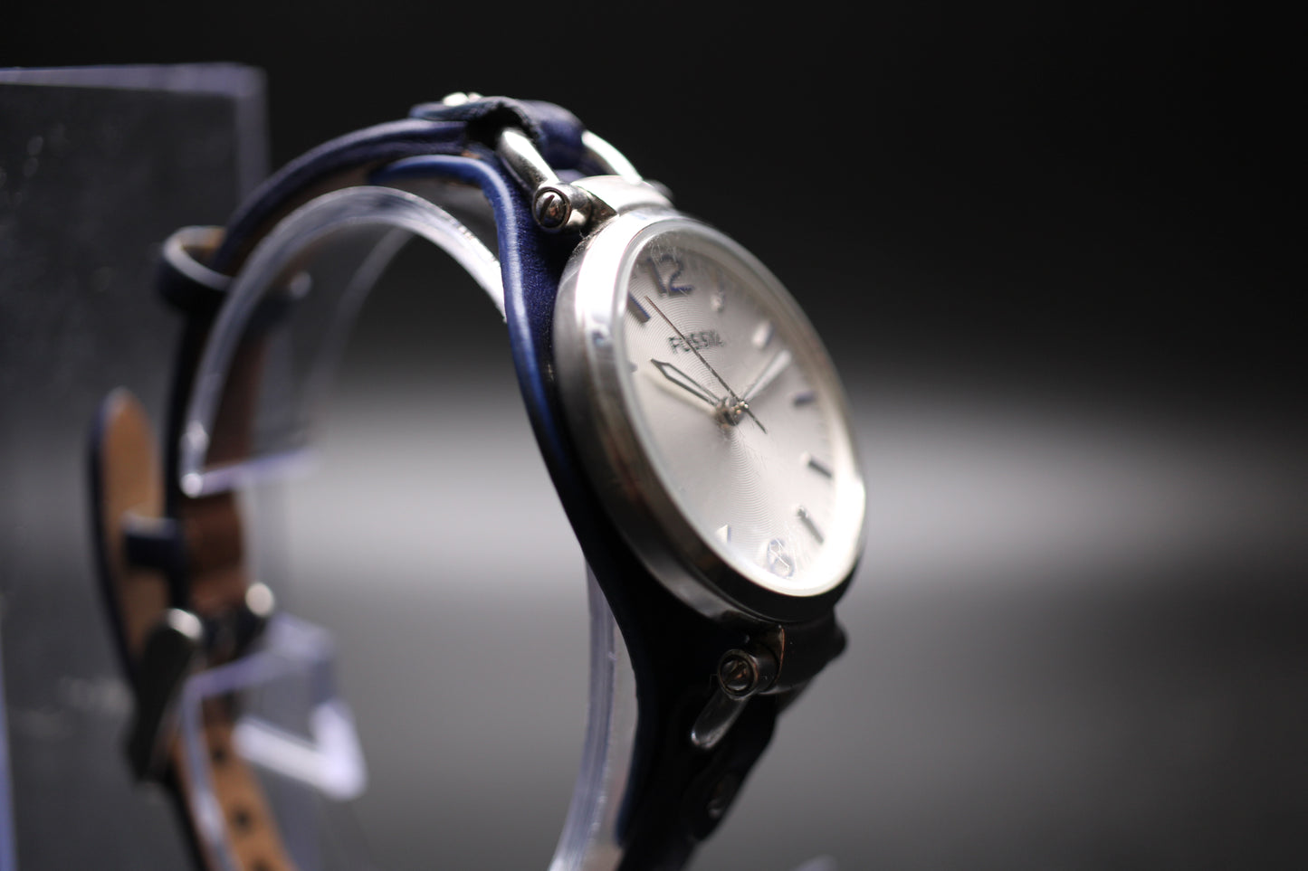 2008 Fossil Bund Leather Strap Quartz Ref. ES3318