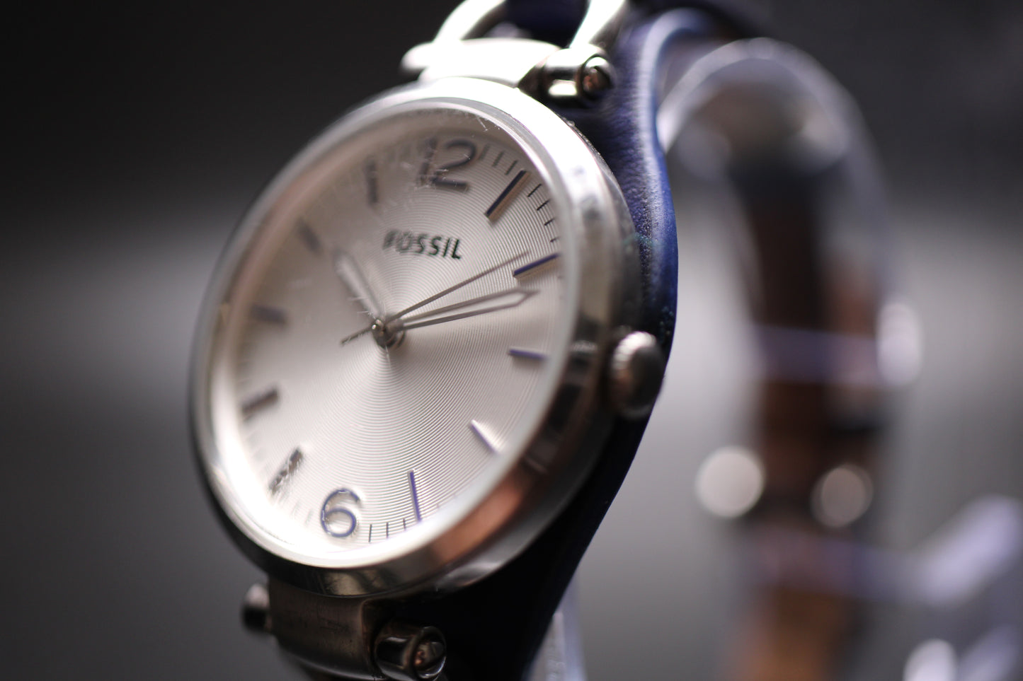 2008 Fossil Bund Leather Strap Quartz Ref. ES3318