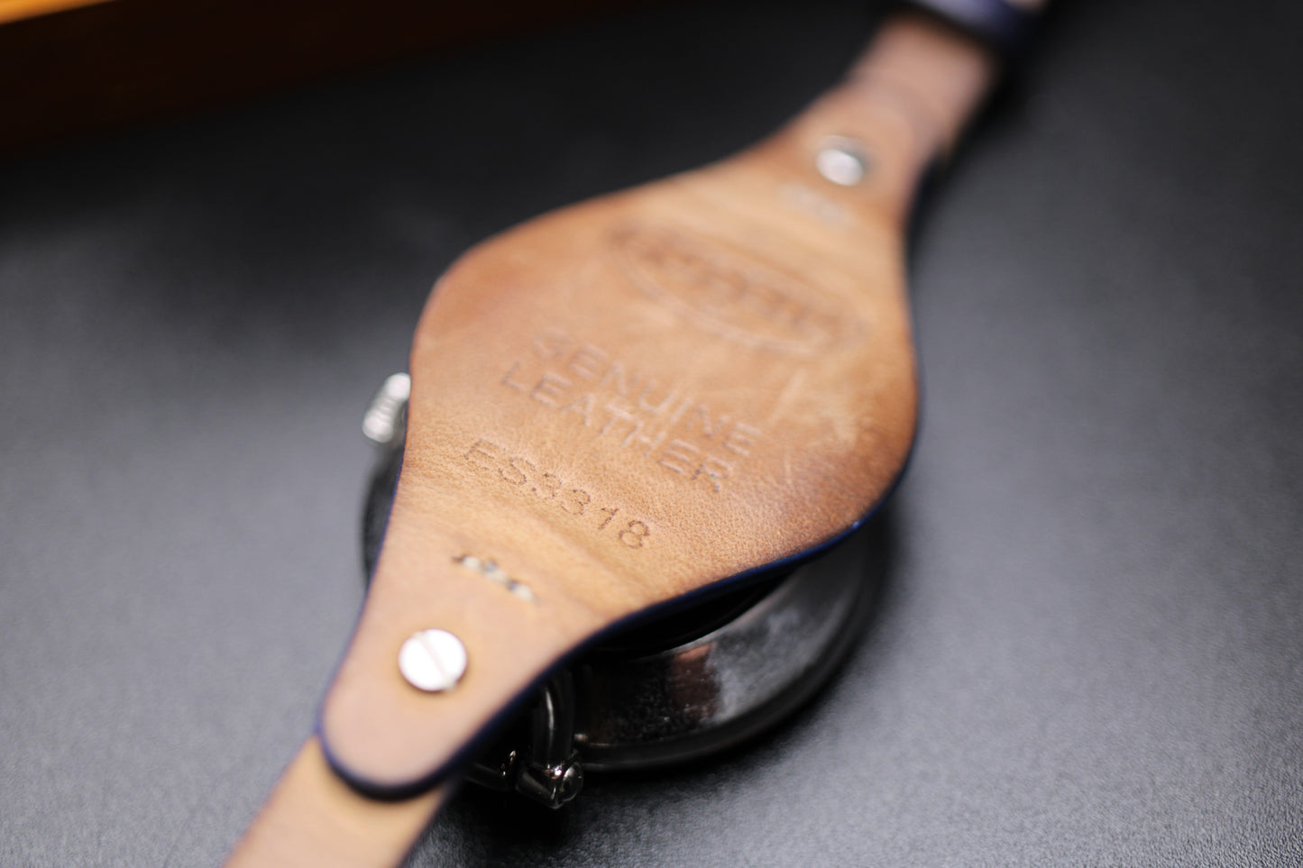 2008 Fossil Bund Leather Strap Quartz Ref. ES3318