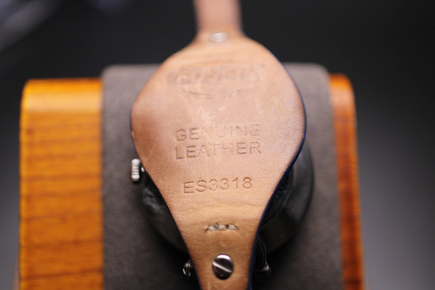 2008 Fossil Bund Leather Strap Quartz Ref. ES3318