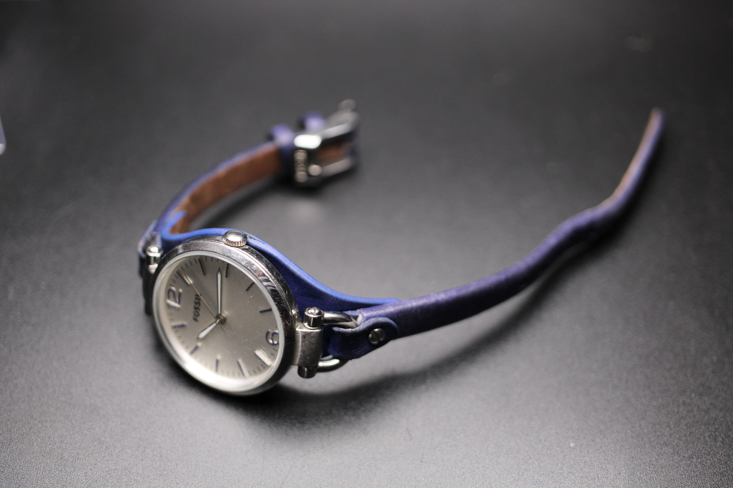 2008 Fossil Bund Leather Strap Quartz Ref. ES3318