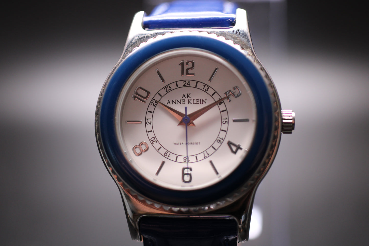 2010s Anne Klein Blue Bezel Quartz Ref. 10/8659