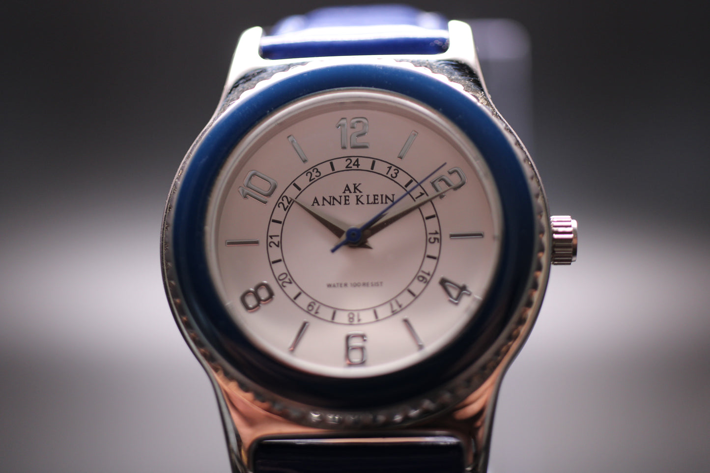 2010s Anne Klein Blue Bezel Quartz Ref. 10/8659