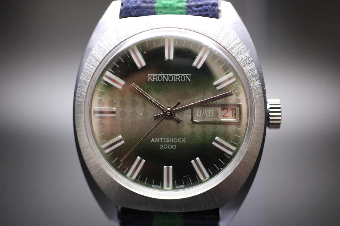 1974 Kronotron Antishock 2000 Mechanical Watch