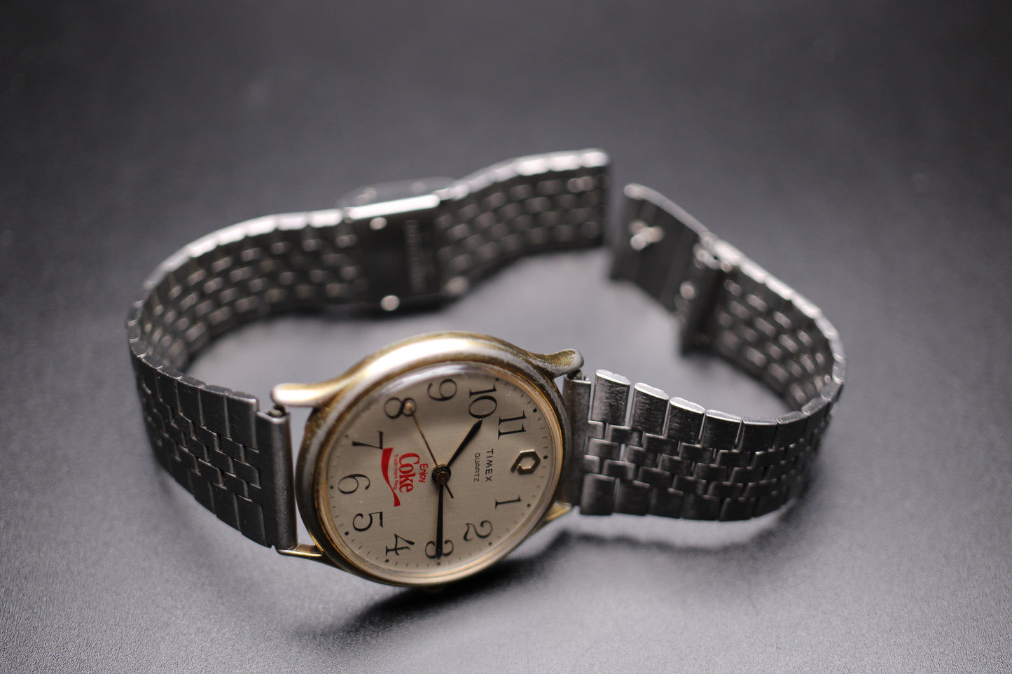 1984 Timex Men's "Q" Coca-Cola Advertising Quartz Watch Ref. 43811