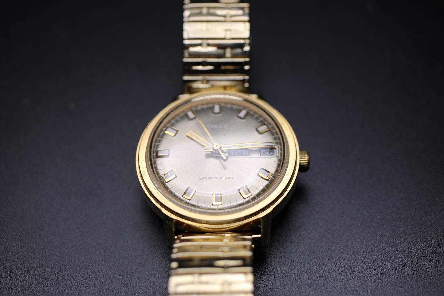 1976 Timex Day-date Marlin Sunburst Mechanical Ref. 268211