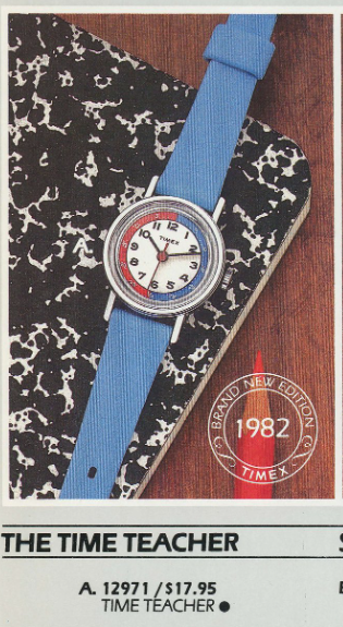 1982 Timex "Pepsi" Time Teacher Mechanical Watch Ref. 12971