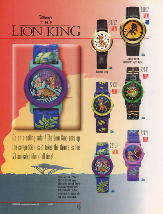 Character Watches - Lion King