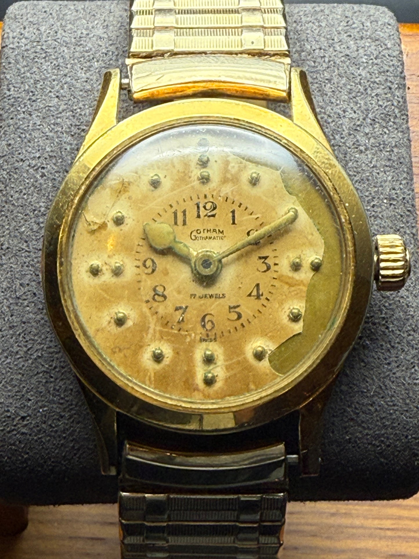 1950s Gotham "Gothmatic" Automatic Hinged Case & Rough Patina