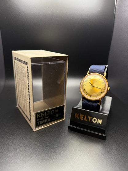 1971 NOS Kelton / Timex Men's Yellow Ref. 25271 Automatic Mechanical Watch