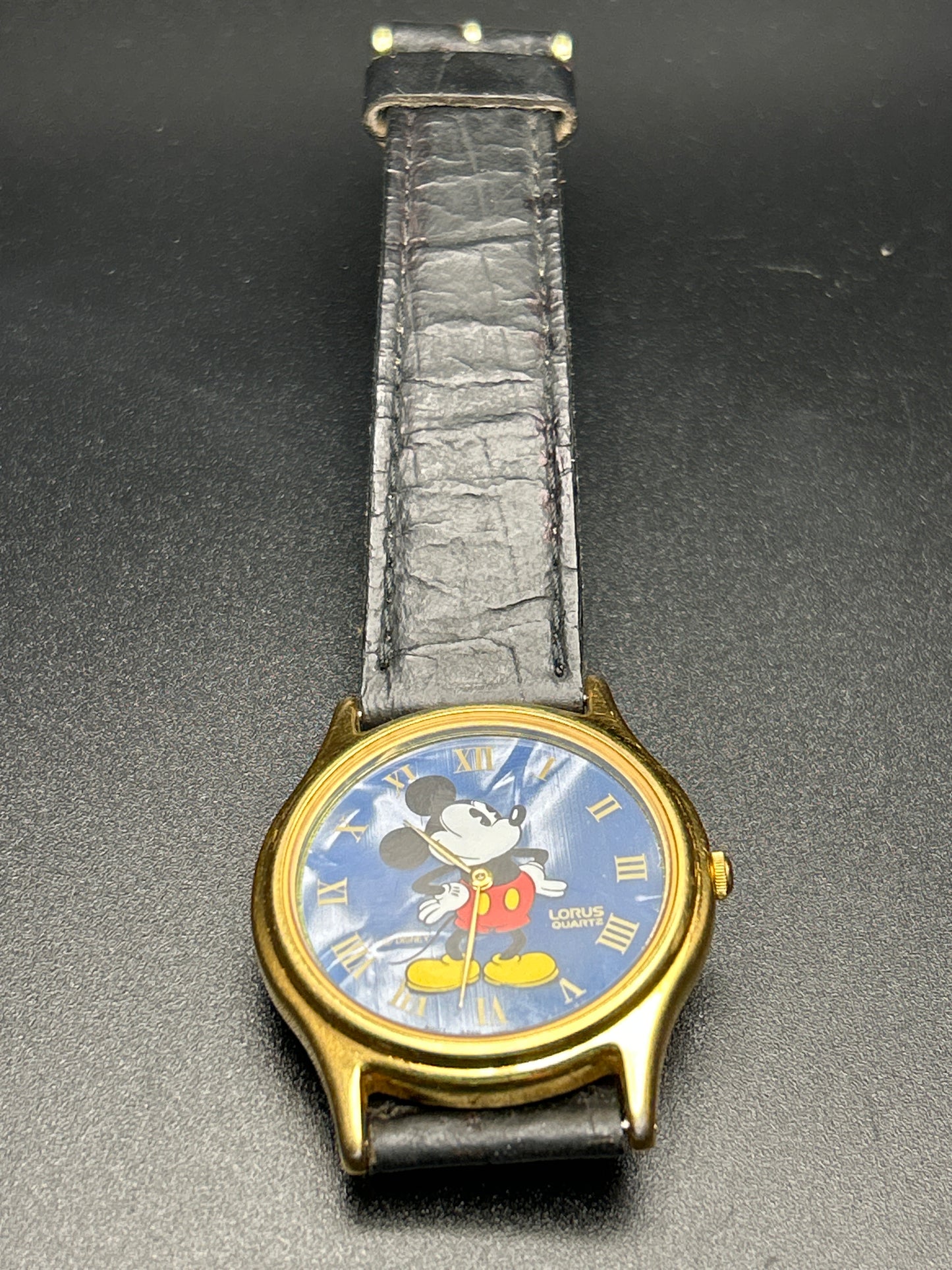 1987 Lorus Disney Mickey Mouse Quartz Character Watch Ref. V500-7848 HR1