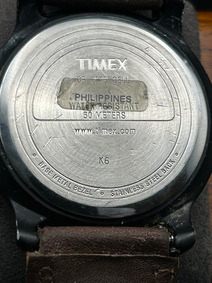 2002 Timex Expedition Day Window Indiglo Quartz Watch