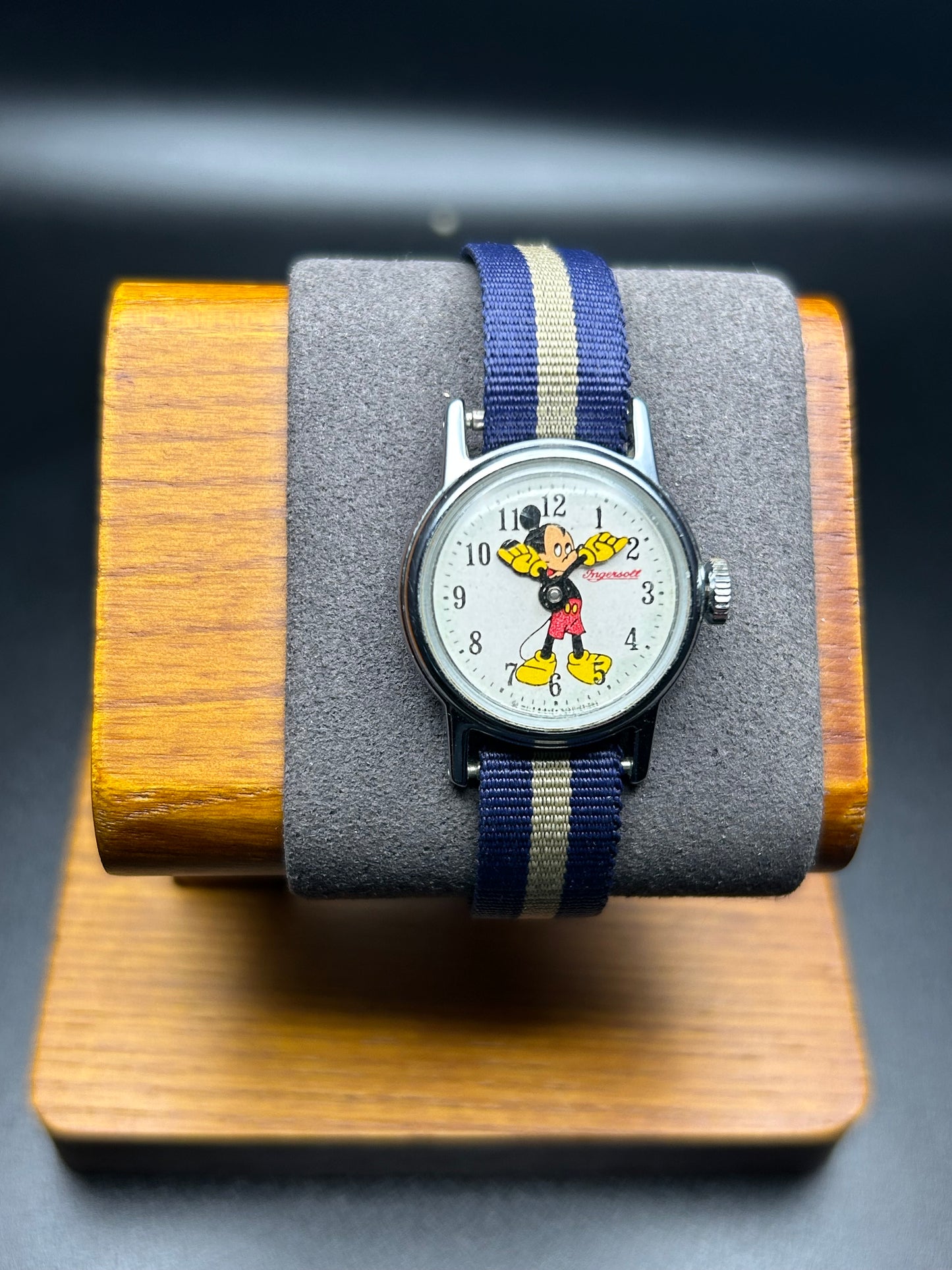 1951 U.S. Time Ingersoll Accessories Mickey Mouse Mechanical Character Watch Ref. 2-300121