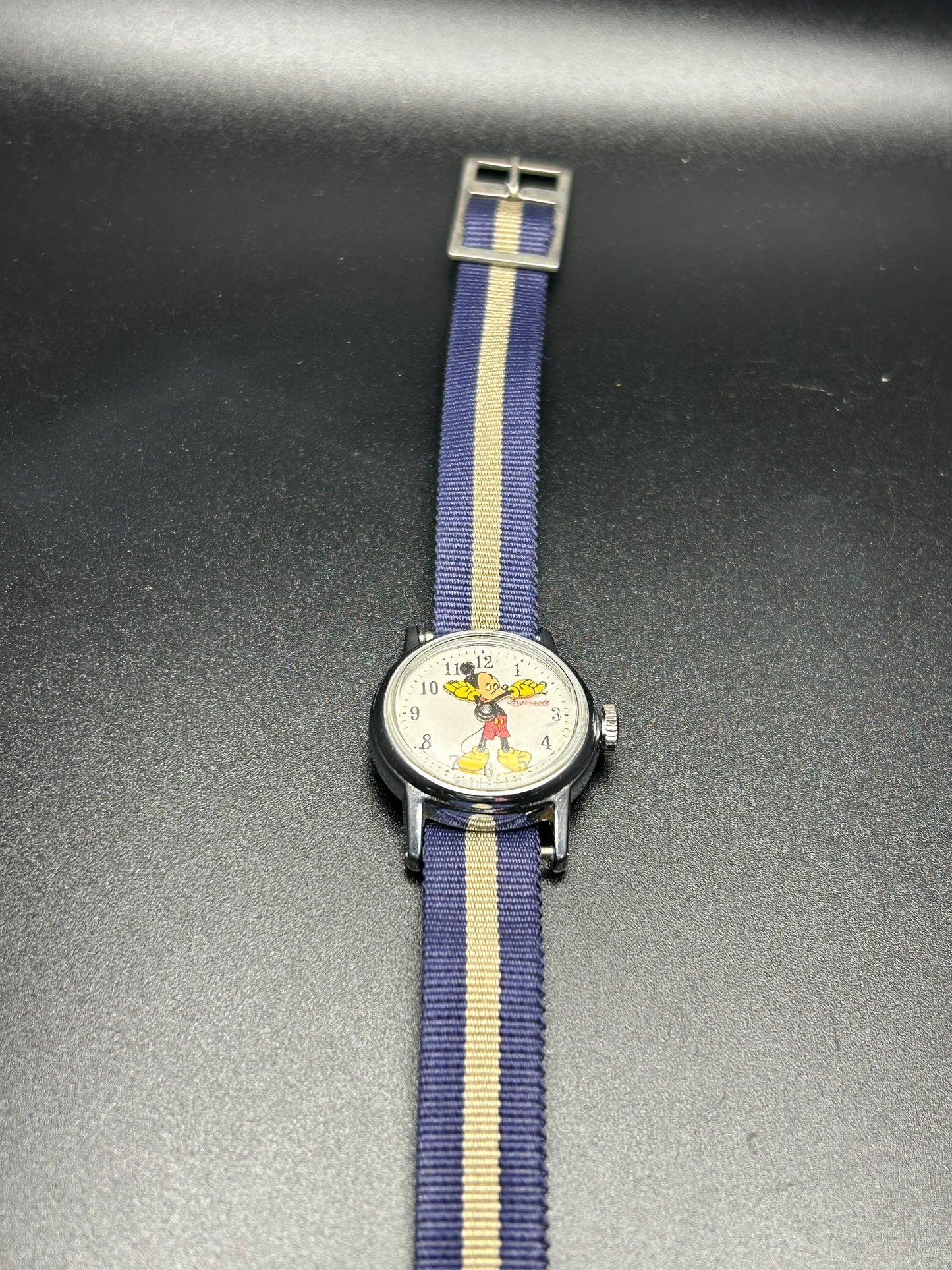 1951 U.S. Time Ingersoll Accessories Mickey Mouse Mechanical Character Watch Ref. 2-300121