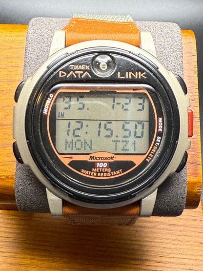 1994 Timex & Microsoft Data Link Digital Watch