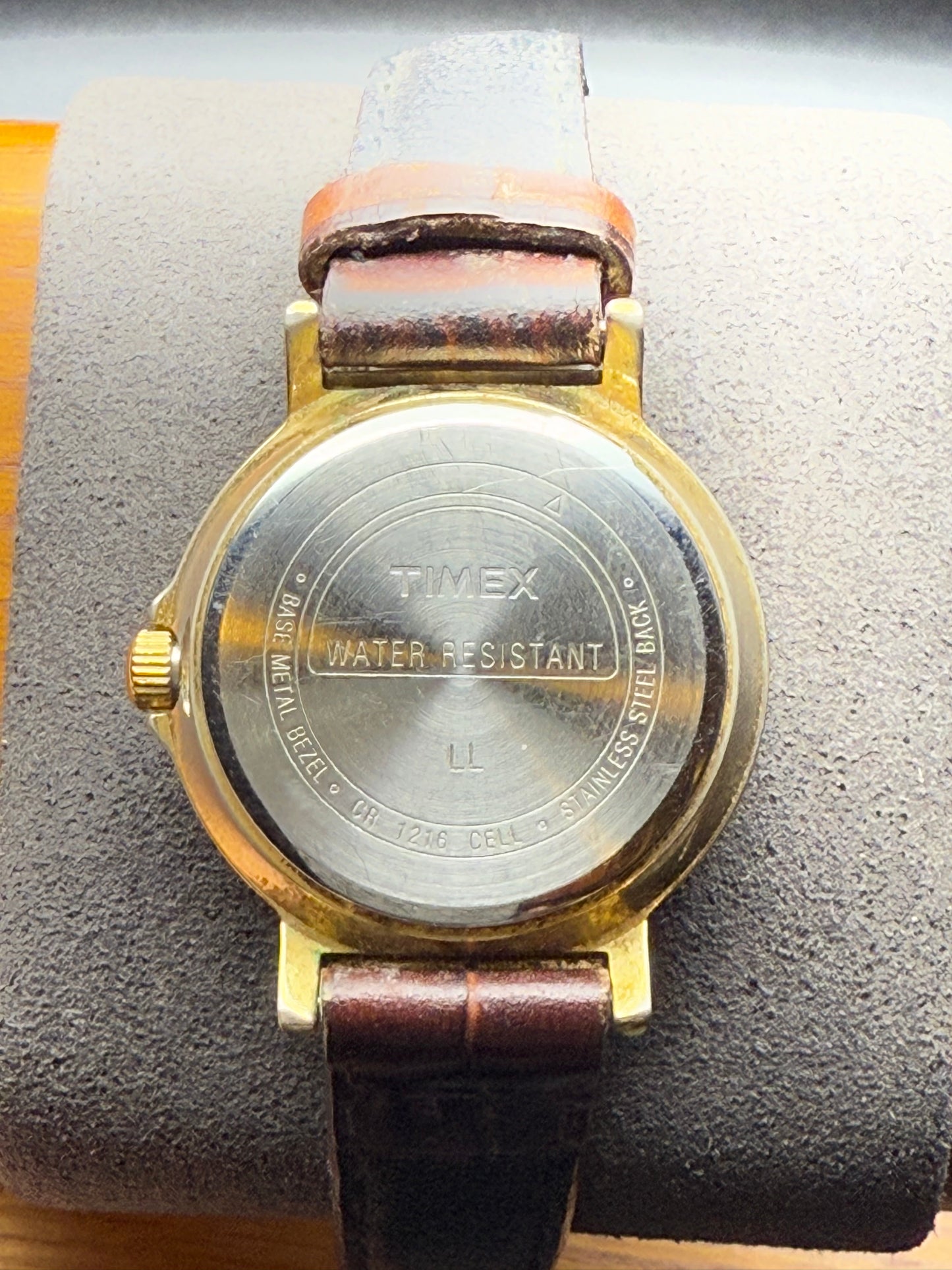 2003 Carriage / Timex Gold Case Indiglo Quartz Watch