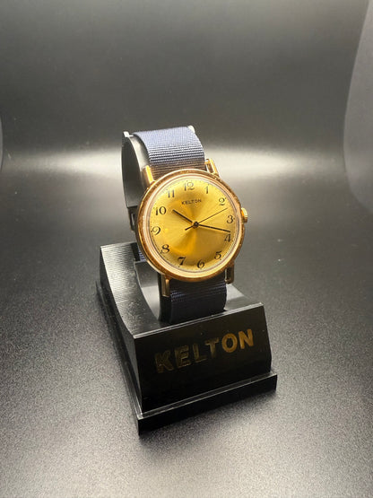 1971 NOS Kelton / Timex Men's Yellow Ref. 25271 Automatic Mechanical Watch