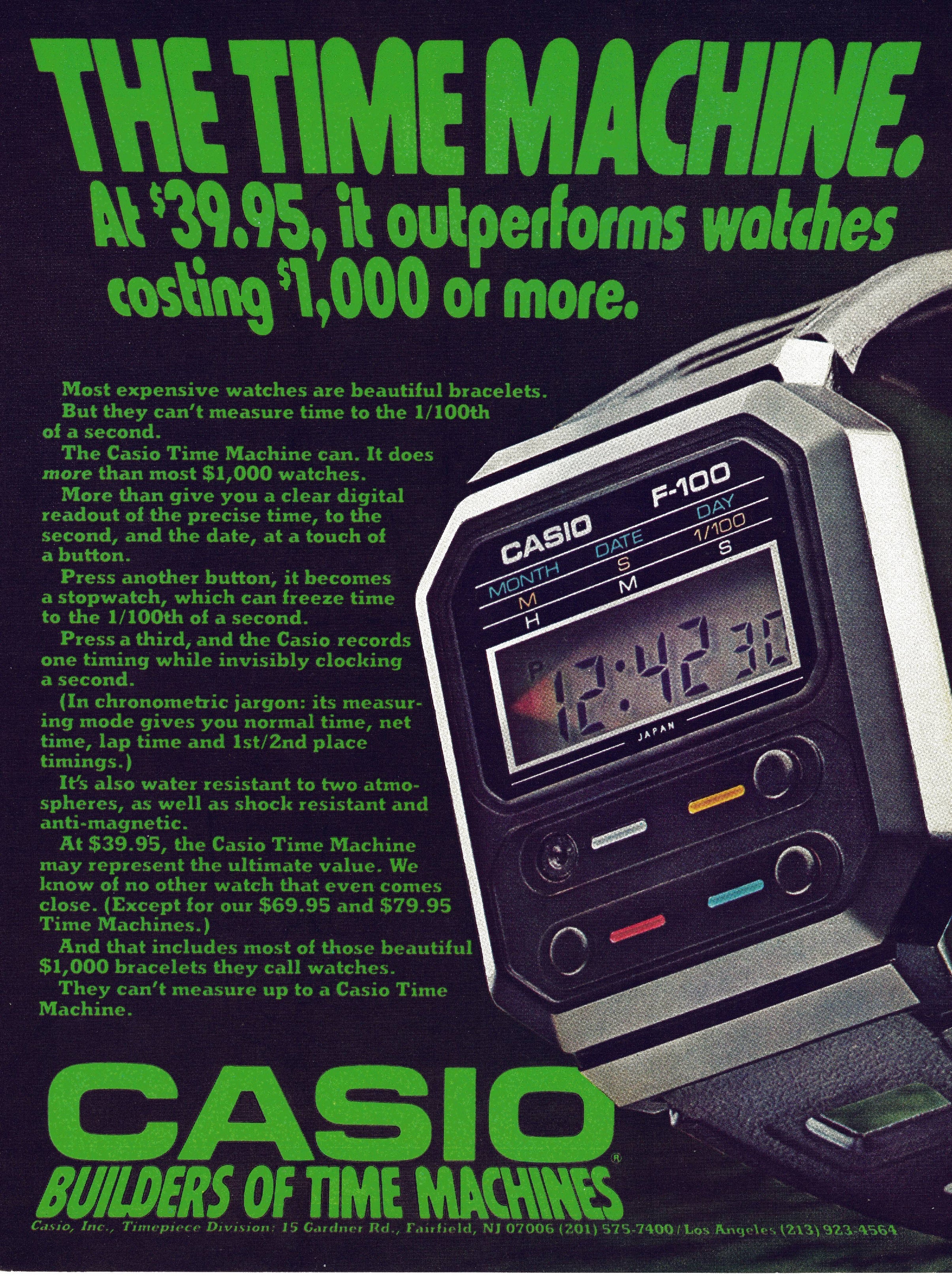 Print Ads: Casio – The Vintage Wristwatch