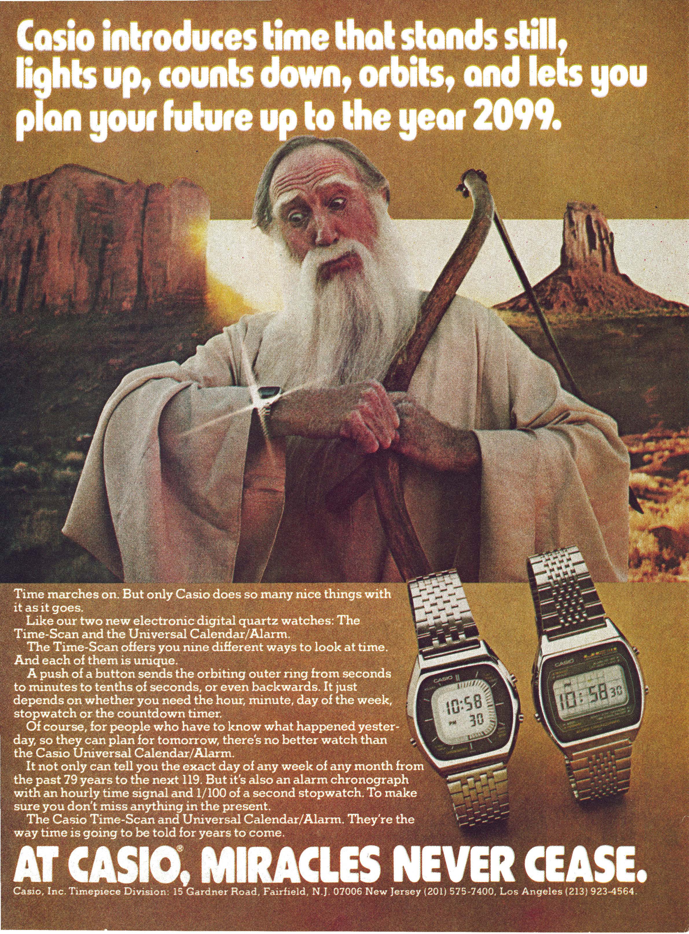 Print Ads: Casio – The Vintage Wristwatch