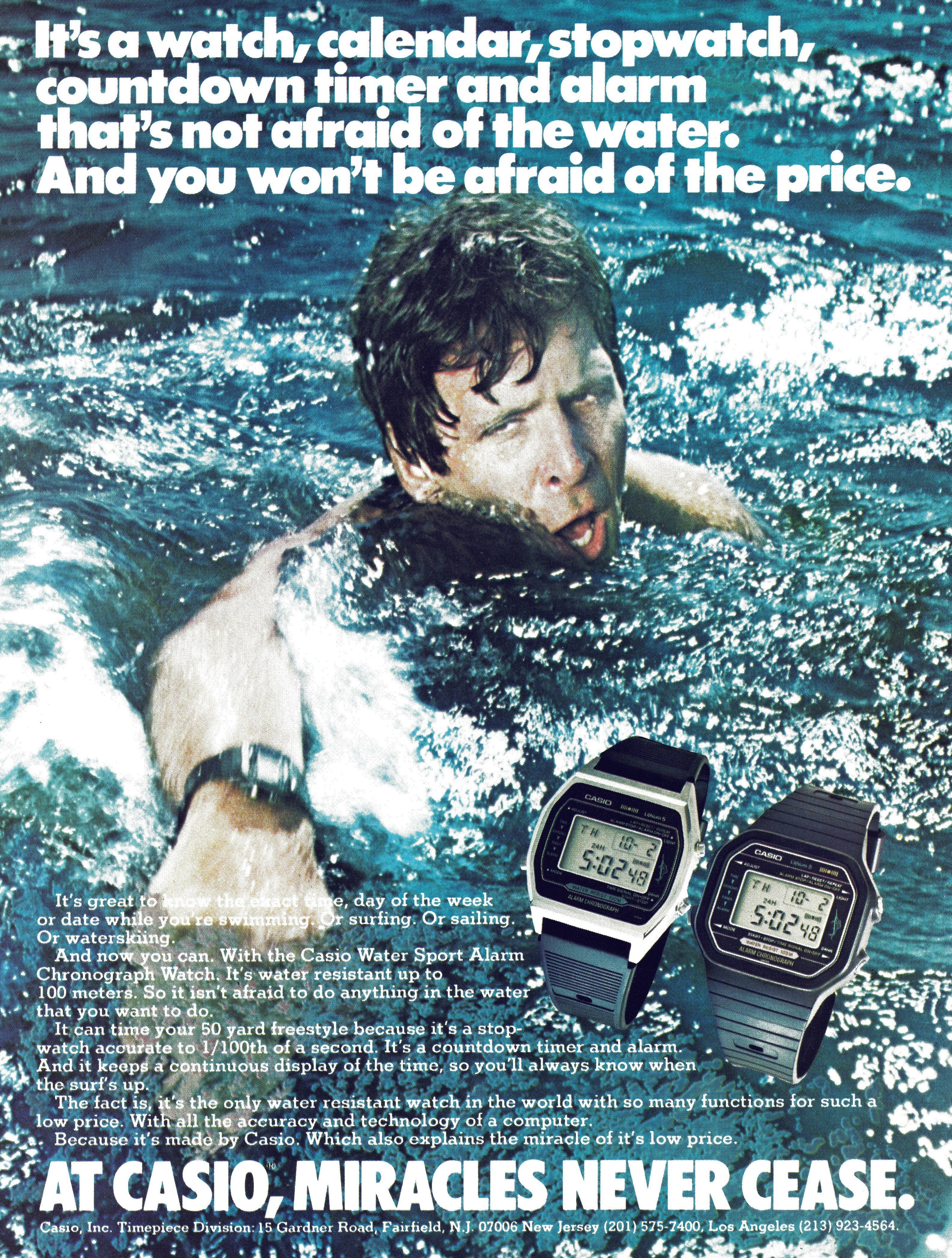 Print Ads: Casio – The Vintage Wristwatch