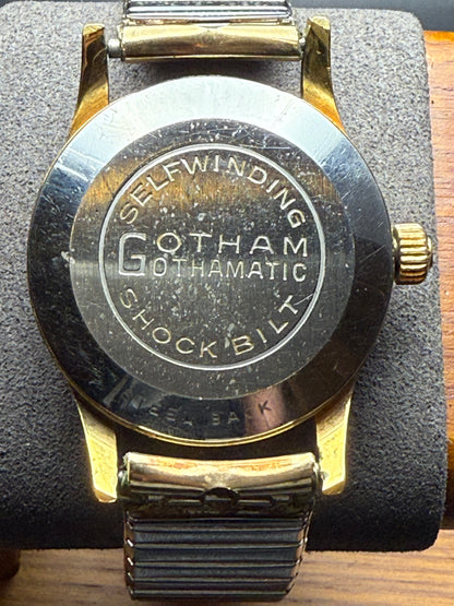 1950s Gotham "Gothmatic" Automatic Hinged Case & Rough Patina