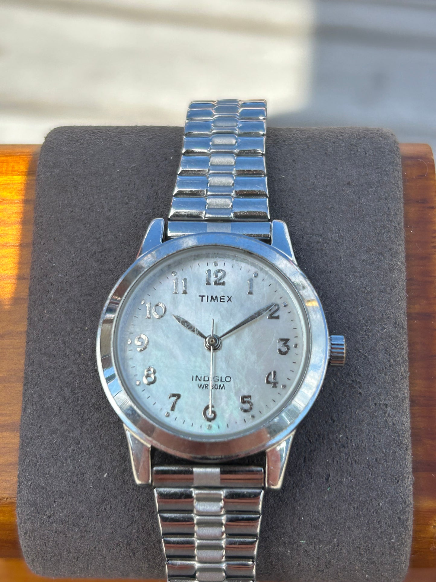 2014 Timex Mother-of-pearl Dial Indiglo Quartz Watch