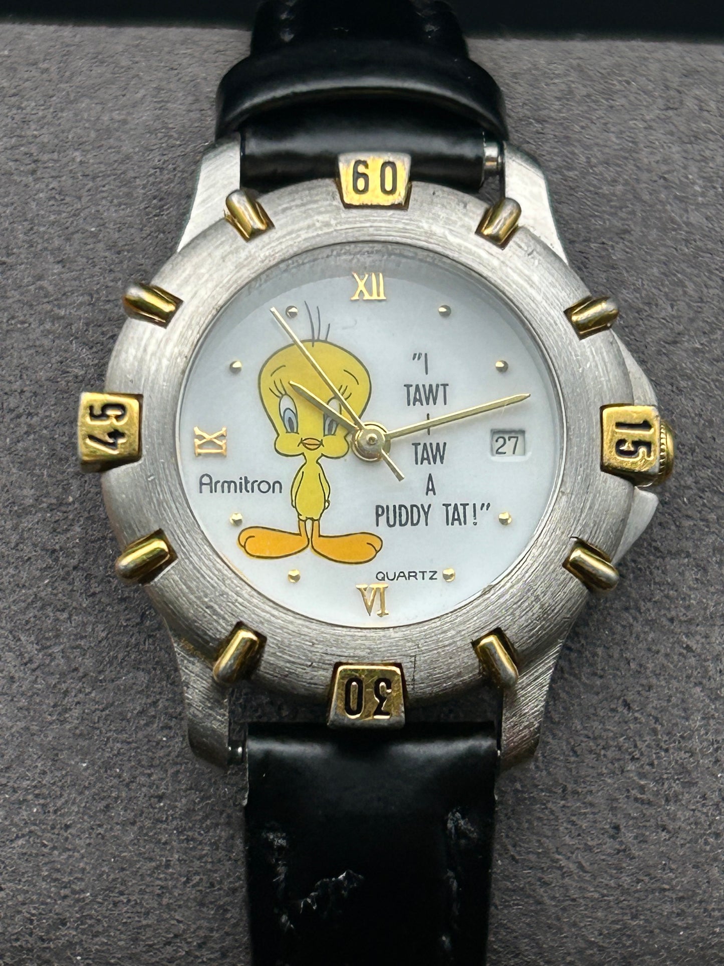 1993 Armitron Looney Tunes Tweety Bird Quartz Character Watch Ref. 2200/52