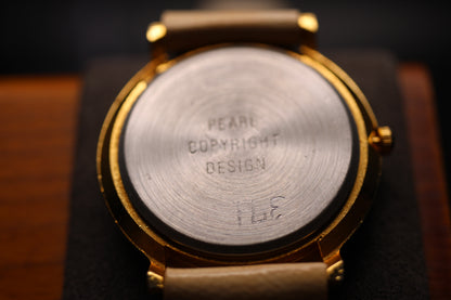 1980s Pearl "The Raven and the Fox" Mystery Dial Quartz Watch