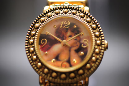 1995 Seiko Instruments Inc. Cherub Sistine Madonna Quartz Watch Ref. F67611-7