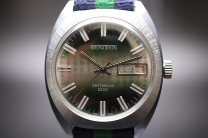 1974 Kronotron Antishock 2000 Mechanical Watch