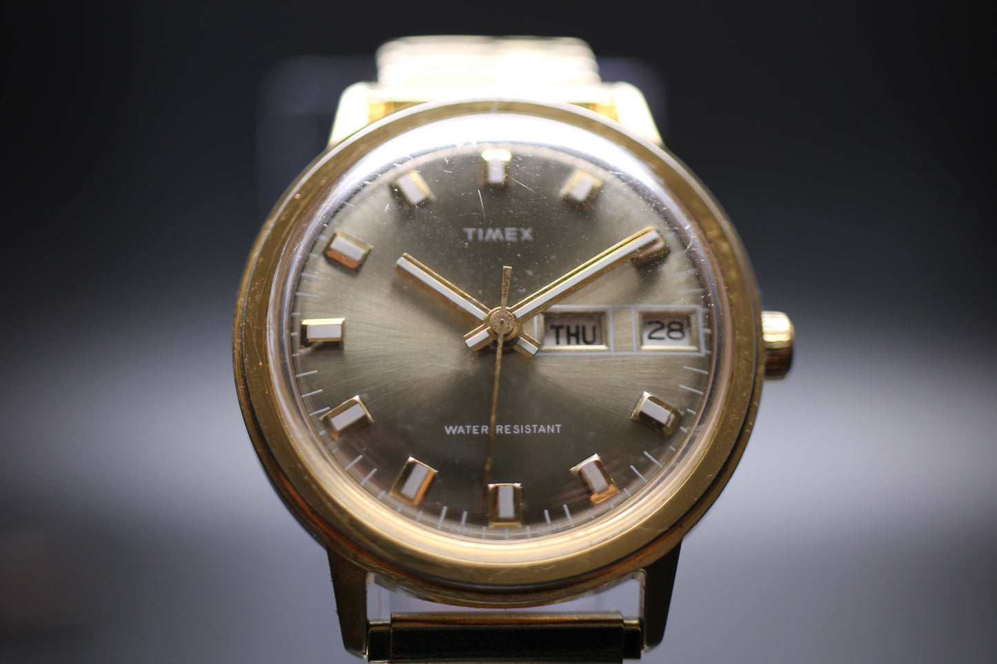 1976 Timex Day-date Marlin Sunburst Mechanical Ref. 268211