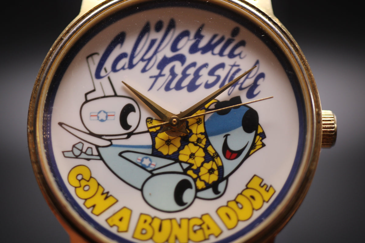 1990s McDonnell Douglas KC-10A Extender Nose Art Quartz Watch