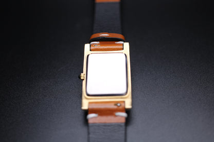 2000s Eckerd Pharmacy Promotional Gold Tank Quartz Watch