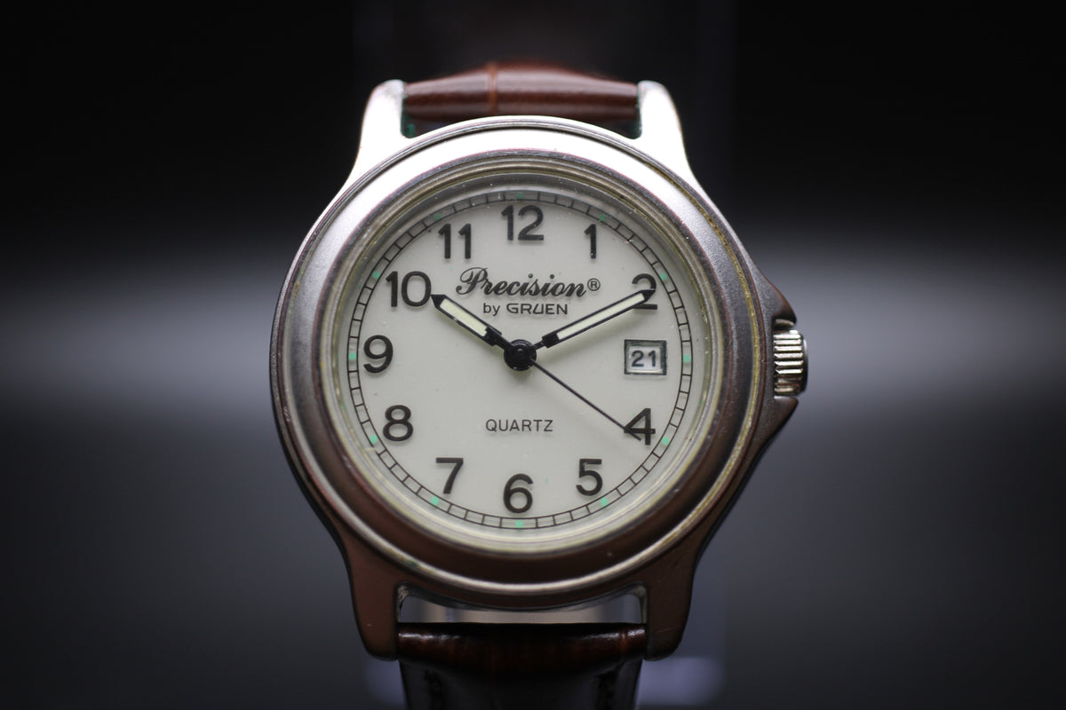 1990s Gruen Precision Quartz Field Ref. GP420MN