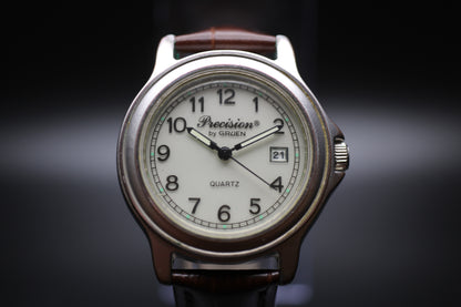 1990s Gruen Precision Quartz Field Ref. GP420MN