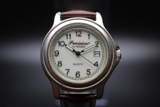 1990s Gruen Precision Quartz Field Ref. GP420MN