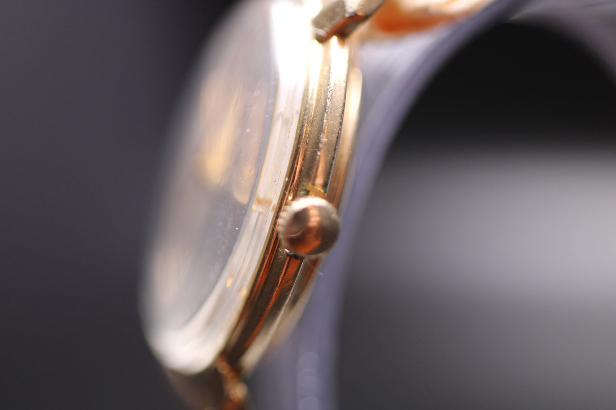 1970s Gruen Precision 25-Jewel Autowind 10K Rolled Gold Case