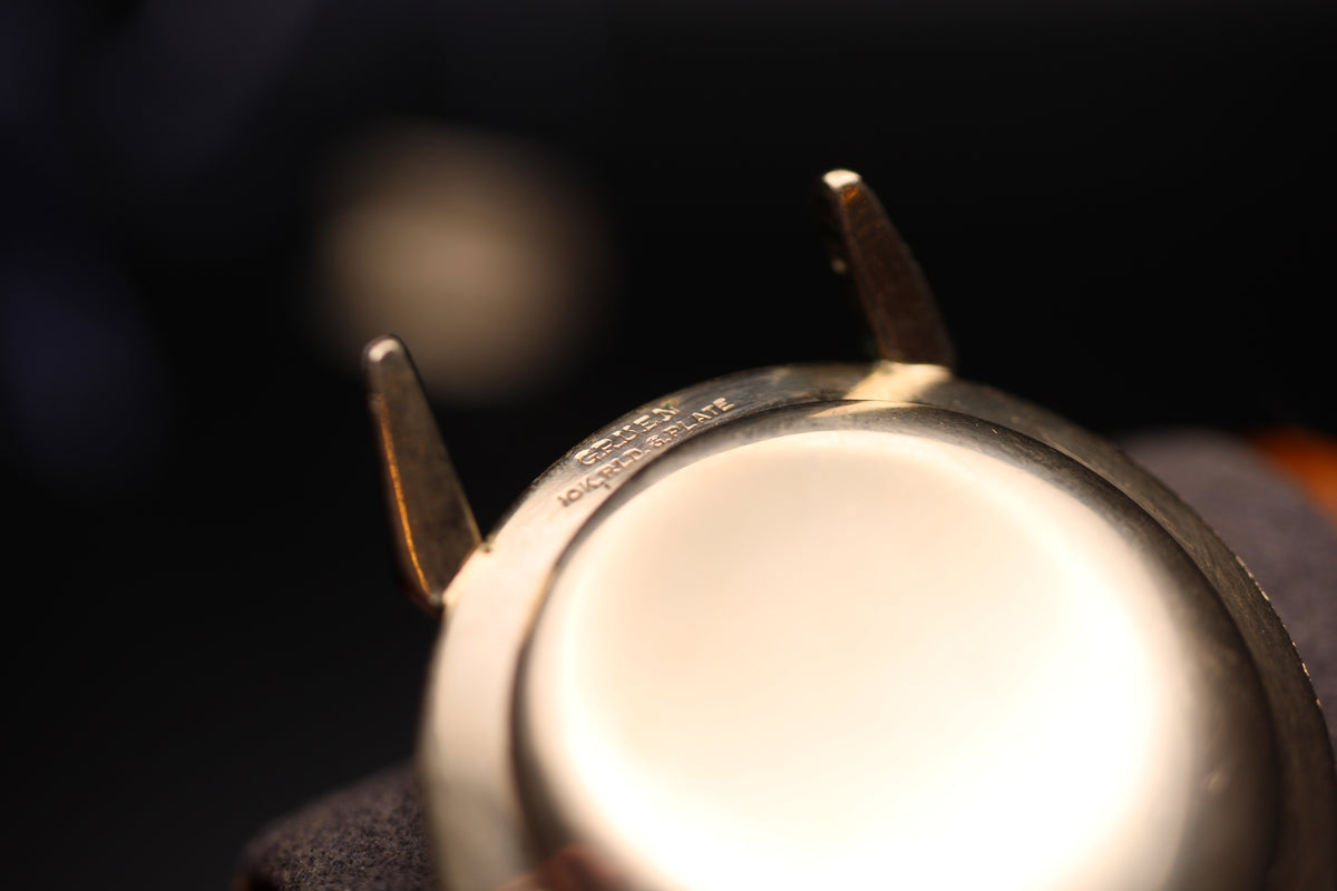 1970s Gruen Precision 25-Jewel Autowind 10K Rolled Gold Case