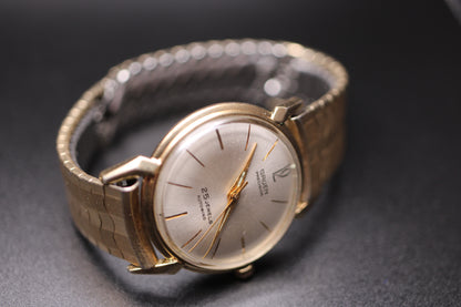 1970s Gruen Precision 25-Jewel Autowind 10K Rolled Gold Case