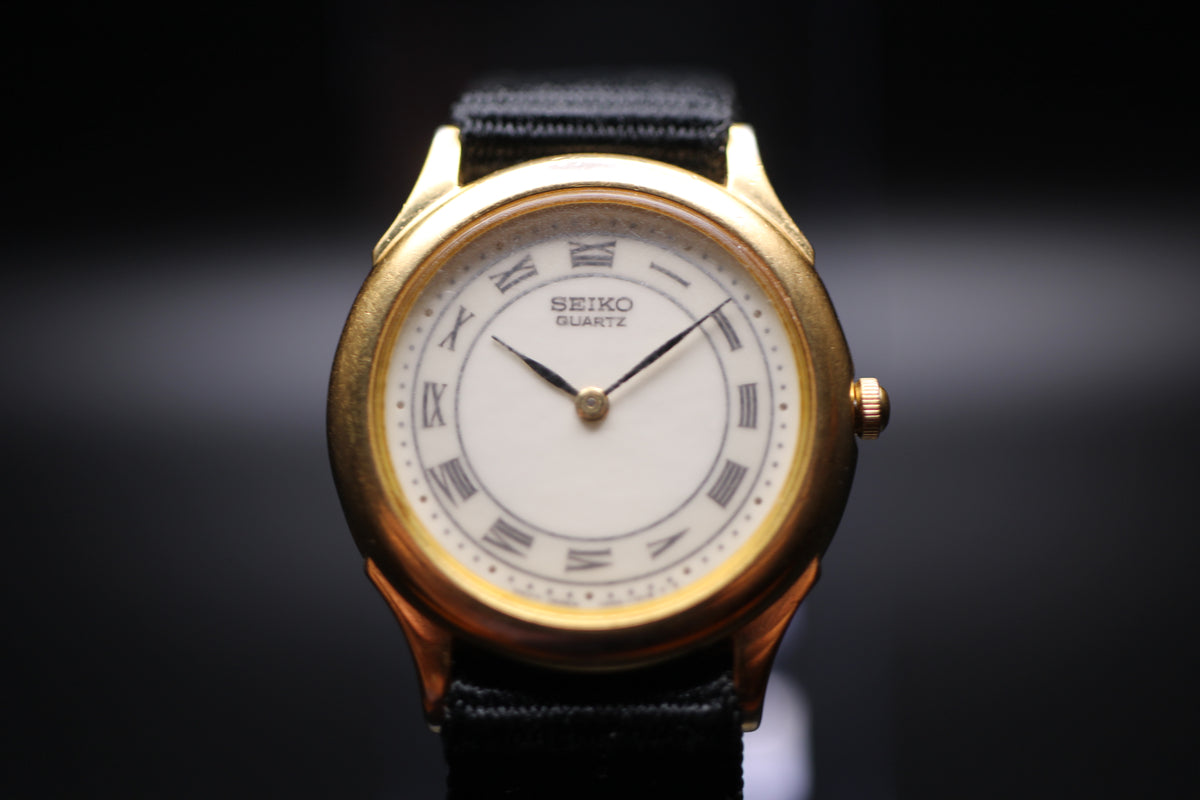 1990 Seiko Ladies Quartz Roman Numerals Ref. 001272