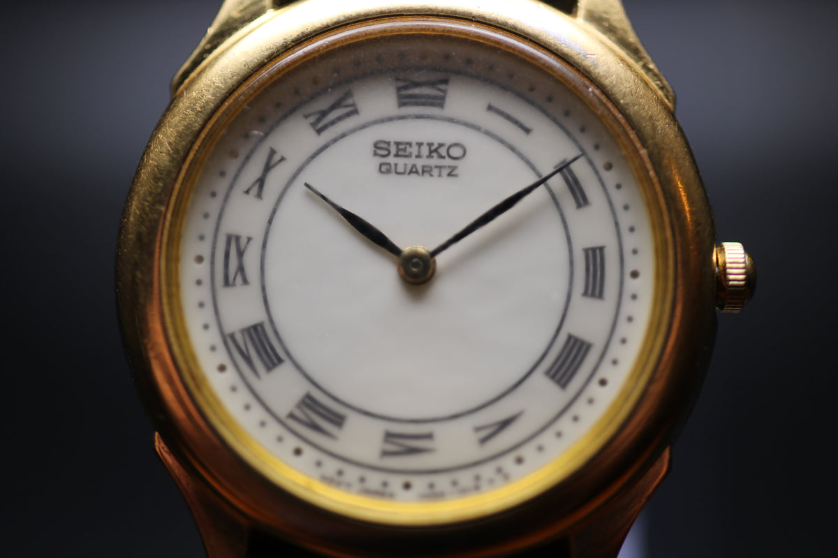 1990 Seiko Ladies Quartz Roman Numerals Ref. 001272