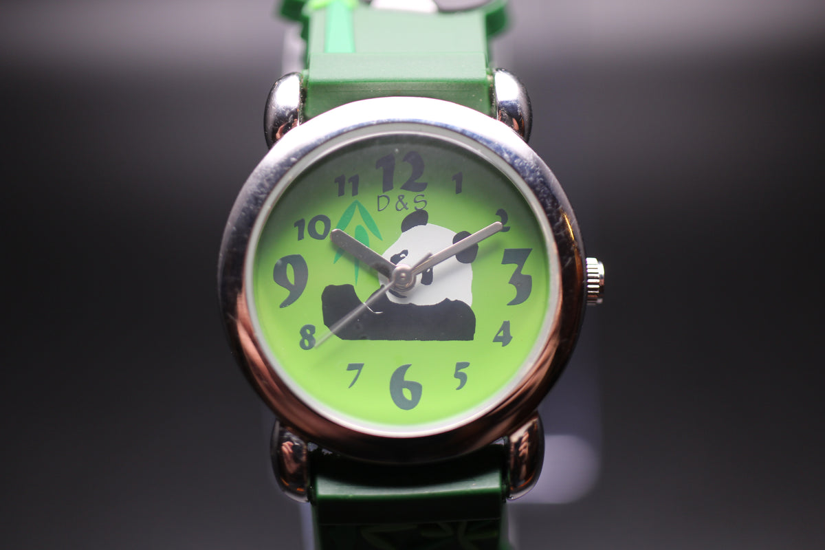 2000s D&S Imports Panda Animal Quartz Children's Watch