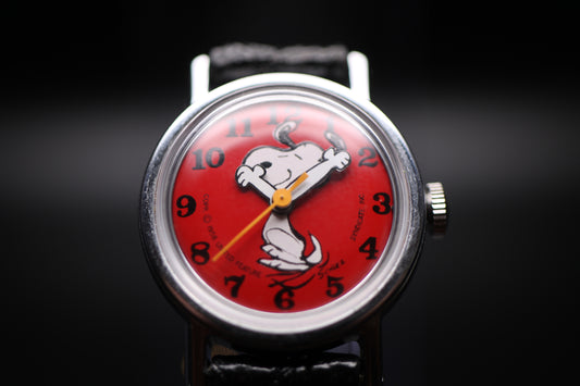 1977 Timex Snoopy Kids Character Mechanical Watch Ref. 3901210077