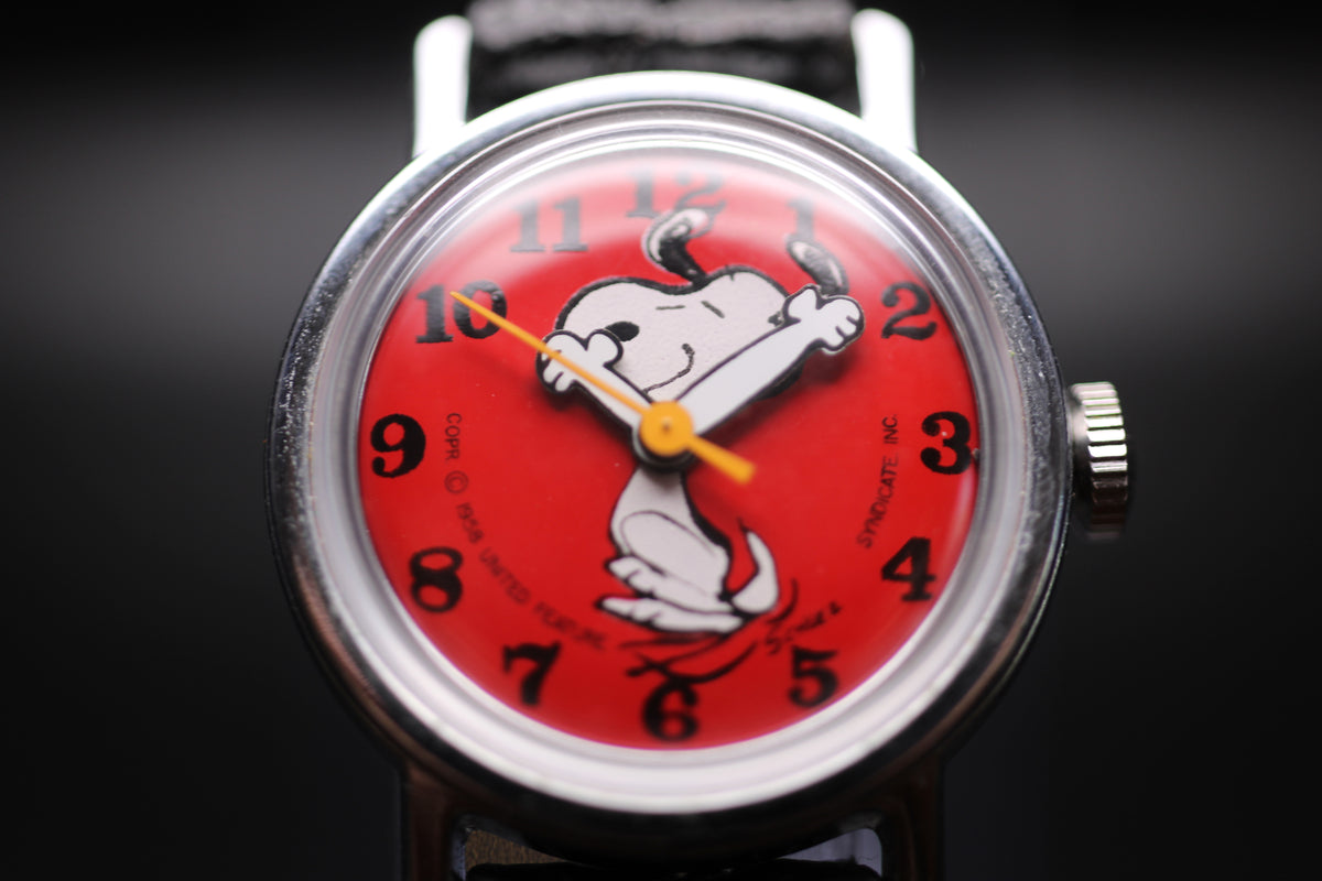 1977 Timex Snoopy Kids Character Mechanical Watch Ref. 3901210077