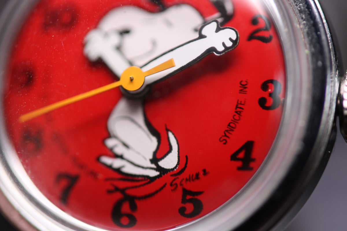 1977 Timex Snoopy Kids Character Mechanical Watch Ref. 3901210077
