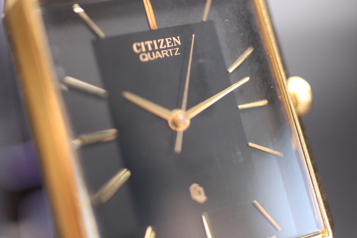 1989 Citizen Quartz CQ Tank Case Ref. 9092094