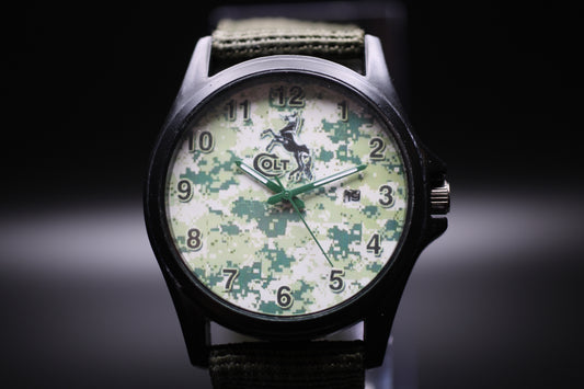 2021 Colt (by X1New) "Digital Camouflage" Date Window Quartz Field Watch
